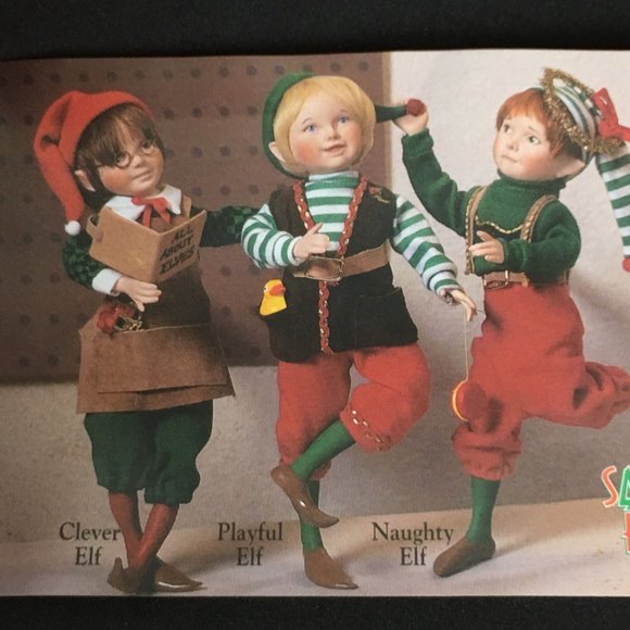 Naughty Elf - Santa's Elves Treasury Collection Paradise Galleries-New in Box - Picture 5 of 9